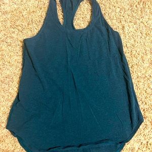 Lululemon size 6 tank top. Dark bluish green